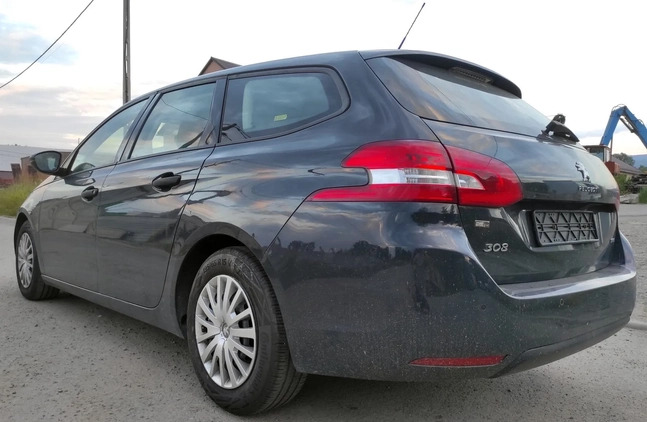 Peugeot 308 cena 21700 przebieg: 212995, rok produkcji 2014 z Czerwieńsk małe 352